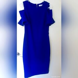 Calvin Klein Royal Blue Midi Dress